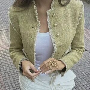 ZARA Fringed Women's Blazer